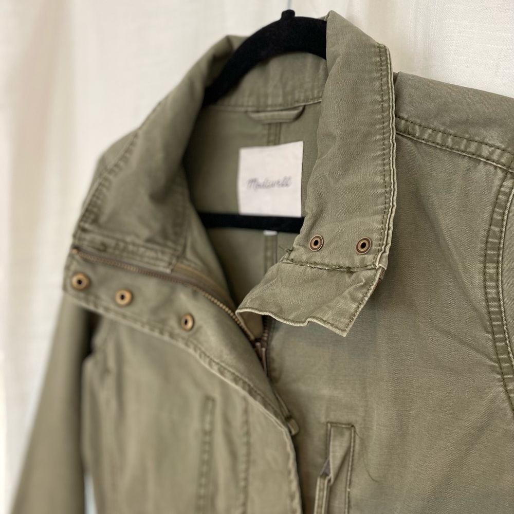 Flattering Military Style Jacket - Picture 3 of 10
